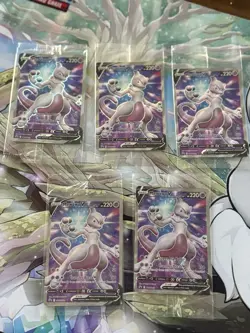 5 Pokemon Go Black Star Promo Mewtwo v SWSH229 Sealed NM Mint Holo Card - Image 1