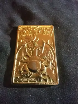 POKEMON original 23K Gold-Plated Charizard Collectible Card - Image 1