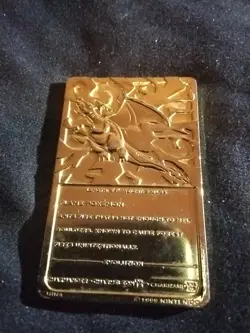 POKEMON original 23K Gold-Plated Charizard Collectible Card - Image 2