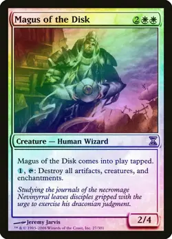 Magus of the Disk FOIL Time Spiral NM White Rare MAGIC GATHERING CARD ABUGames - Image 1
