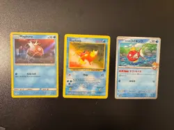 Magikarp Pokemon Card Lot Detective Pikachu Holo Team Rocket Heat Wave Arena - Image 1