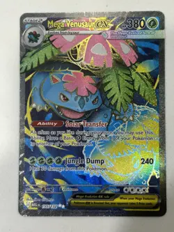 Mega Venusaur EX 155/132 Full Art Ultra Rare Pokemon Card NM - Image 1