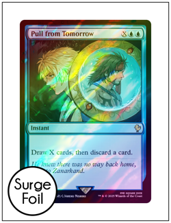 1x Pull from Tomorrow, Surge Foil, Final Fantasy, Magic MTG NM - Image 1