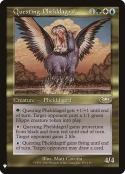 [4x] Questing Phelddagrif (PLS) Near Mint, English Mystery Booster MTG Magic - Image 1
