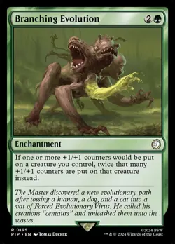 1 x Branching Evolution - Foil - Universes Beyond: Fallout - NM-Mint - MTG - Image 1