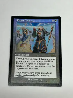 Planar Collapse FOIL Urza's Legacy PLD White Rare MAGIC MTG CARD NM Rare!! - Image 1
