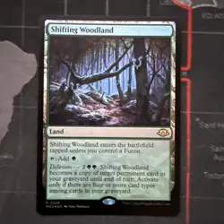 MTG FOIL Shifting Woodland - Modern Horizons 3 #228 Magic the Gathering - Image 1
