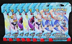 Pokemon-Journey Together Sleeved Booster Packs- LOT OF 8 - Image 1
