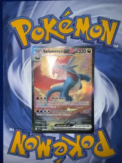 Pokemon Salamence EX 187/159 Journey Together Special Illustration Rare LP - Image 3