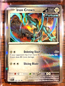 Iron Crown Holo Rare #132 - CGC MINT 9 - 2024 SV Surging Sparks - Pokemon TCG - Image 2