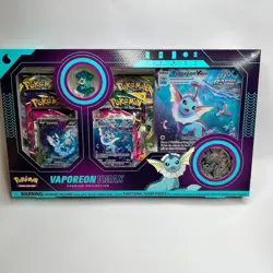 2022 Pokemon TCG Vaporeon VMAX Premium Collection Box Factory Sealed NEW - Image 1