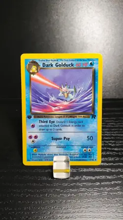 Dark Golduck - 1st Edition - Team Rocket 37/82 - Heavy Play - Pokemon - Image 1