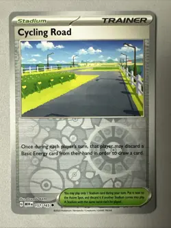 Pokemon TCG * Scarlet & Violet 151 * 157/165 Cycling Road U * REVERSE HOLO * NM - Image 1