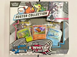 Pokemon White Flare Black Bolt Unova Poster Collection English Sealed OVP Promo - Image 1