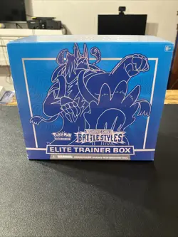 Pokemon TCG Sword & Shield Battle Styles Elite Trainer Box Set Factory Sealed - Image 1