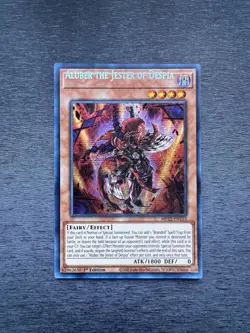 YuGiOh! Aluber the Jester of Despia MP22 - Error Misprint Name Shift 1st Ed NM - Image 1