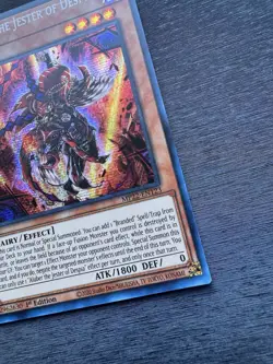 YuGiOh! Aluber the Jester of Despia MP22 - Error Misprint Name Shift 1st Ed NM - Image 4