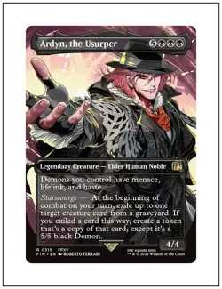 1x Ardyn, the Usurper, Borderless Art 0315, Final Fantasy, Magic MTG NM - Image 1