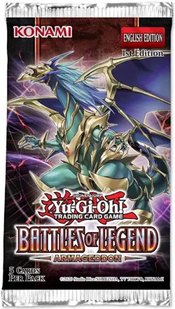 Yu-Gi-Oh Battles of Legend Armageddon 1st Sealed Booster Pack(EU Print) - Image 1