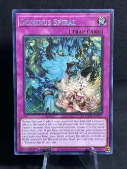 Yugioh Dominus Spiral DOOD-EN079 Secret Rare 1st Edition NM - Image 1