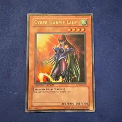 Yu-Gi-Oh 1996 TCG Cyber Harpie Lady Sneak Preview Ultra Rare SP1-EN001 - Image 1