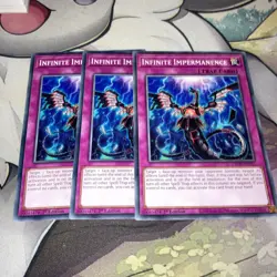 Yu-Gi-Oh! | Playset (3x) Infinite Impermanence | L5DD-ENY31 | 1st Edition Common - Image 1