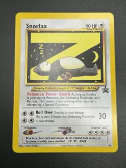 SNORLAX Pokemon Card - WOTC - Black Star Promo - #49 - NM (B) - Image 3