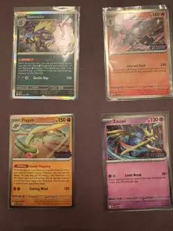 Pokemon TCG Phantasmal Flames Stamped Promo Cards Set Of 4 - Image 1