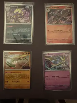 Pokemon TCG Phantasmal Flames Stamped Promo Cards Set Of 4 - Image 3