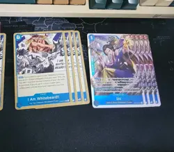 One Piece Cards Izo ST22-002 Super Rare English Edition + event cards playset - Image 1