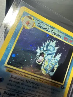 Pokemon Card - Giovanni's Gyarados 5/132 Gym Challenge Holo Rare - Image 2