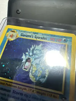 Pokemon Card - Giovanni's Gyarados 5/132 Gym Challenge Holo Rare - Image 3