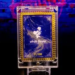 Hatsune Miku Mech Gold Metal Framed Card Jewel Encrusted Serial No. 31/100 CV01 - Image 3