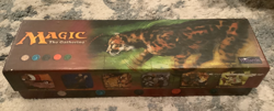 MTG Magic the Gathering Vintage Multiverse Card Storage Box King Cheetah - Image 1