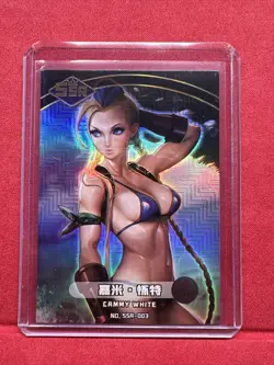 Cammy White Street Fighter 3 Goddess Carnival Waifu Card Girl Holo Doujin Anime - Image 1