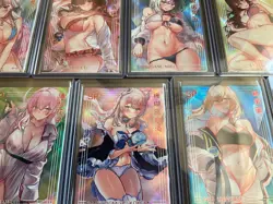 WES Goddess Story - Senpai Goddess Haven #5 SP Set - 9 Cards! - Anime Bikini - Image 1