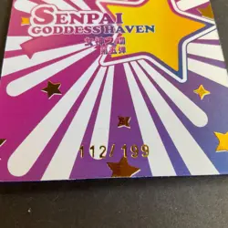 WES - Senpai Goddess Haven #5 - ETR Serial Number Card #112/199! Goddess Story - Image 2