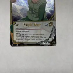Might Guy Unlimited Power Foil Rare Card Naruto ccg tcg - Image 4