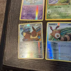 Pokemon Card Lot X5 Vintage See Pics Reverse Regular And Holo - Image 2