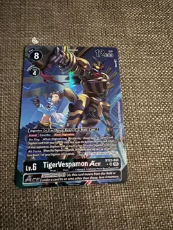 Digimon Card Game TigerVespamon ACE BT23-045 SR Alt Art BT23 Hackers Slumber - Image 1