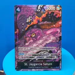 St. Jaygarcia Saturn (83) Rare Alt Art OP-13 One Piece Card Game - Image 1