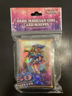 YuGiOh Dark Magician Girl Card Sleeves (50 ct) - Image 1