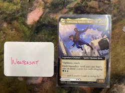Magic the Gathering MTG Peter Parker Amazing Spider-Man Promo Card Disney store - Image 2