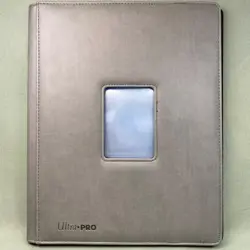 Ultra Pro 9-Pocket Pro-Binder - Gray Holds 360 Cards Side-Loading & Archival - Image 1