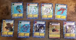 1999 Bandai Digimon Cards Lot Digi-Battle BO Booster Set 1 - Image 1