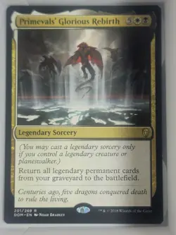 Primevals' Glorious Rebirth NM Dominaria DOM English Regular MTG - Image 1