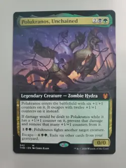 MTG Polukranos, Unchained Theros Beyond Death Extended Art Mythic - Image 1