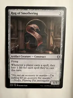 Rug of Smothering 336/361 NM Uncommon MTG CLB: Battle for Baldur's Gate Magic - Image 1