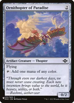 Ornithopter of Paradise - The List Reprints - C - #232/303 - NM - Image 1