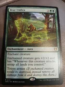 Bear Umbra Commander: Wilds of Eldraine Regular - Image 1